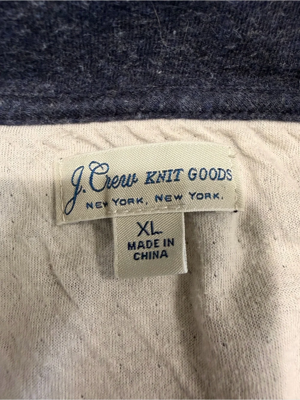 J. Crew crew half